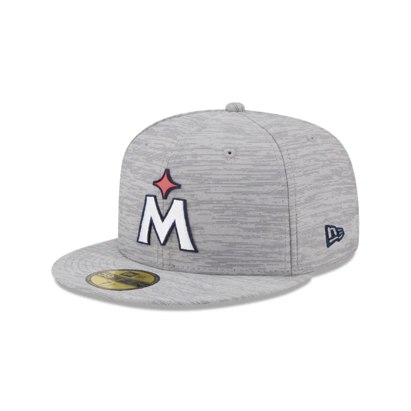 Minnesota Twins 2023 Clubhouse Gray 59FIFTY Fitted Hat sold by New Era