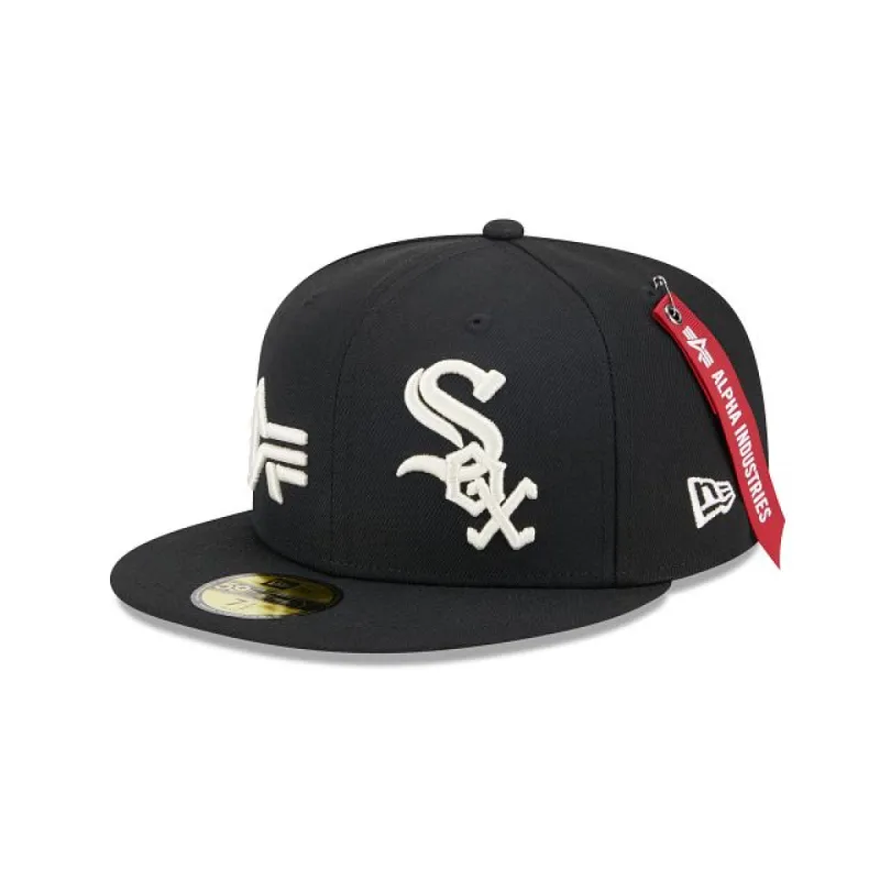 Alpha Industries X Chicago White Sox Dual Logo 59FIFTY Fitted Hat sold by New Era
