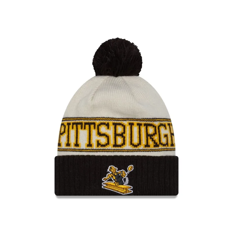 Pittsburgh Steelers 2023 Cold Weather Historic Pom Knit sold by New Era