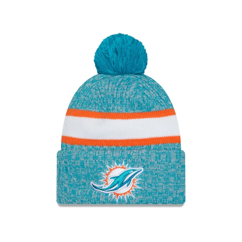 Miami Dolphins 2023 Cold Weather Pom Knit Hat sold by New Era