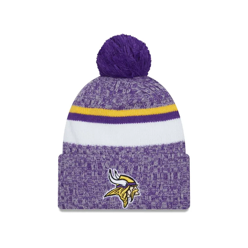 Minnesota Vikings 2023 Cold Weather Pom Knit Hat sold by New Era