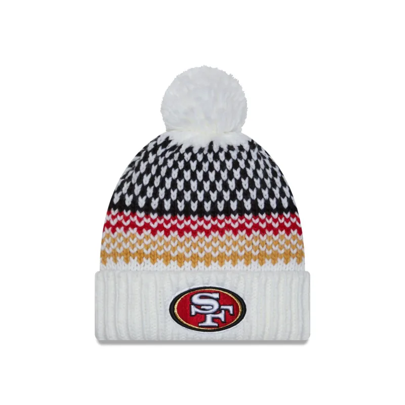 San Francisco 49ers 2023 Cold Weather Women's Pom Knit sold by New Era