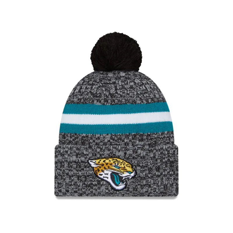 Jacksonville Jaguars 2023 Cold Weather Pom Knit Hat sold by New Era