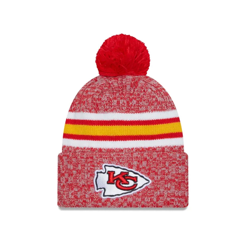 Kansas City Chiefs 2023 Cold Weather Pom Knit sold by New Era