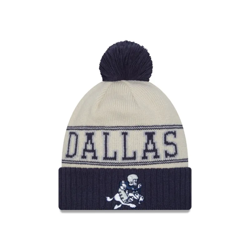 Dallas Cowboys 2023 Cold Weather Historic Pom Knit Hat sold by New Era