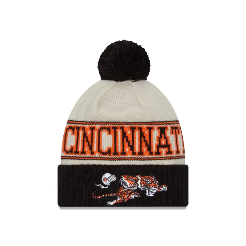 Cincinnati Bengals 2023 Cold Weather Historic Pom Knit sold by New Era