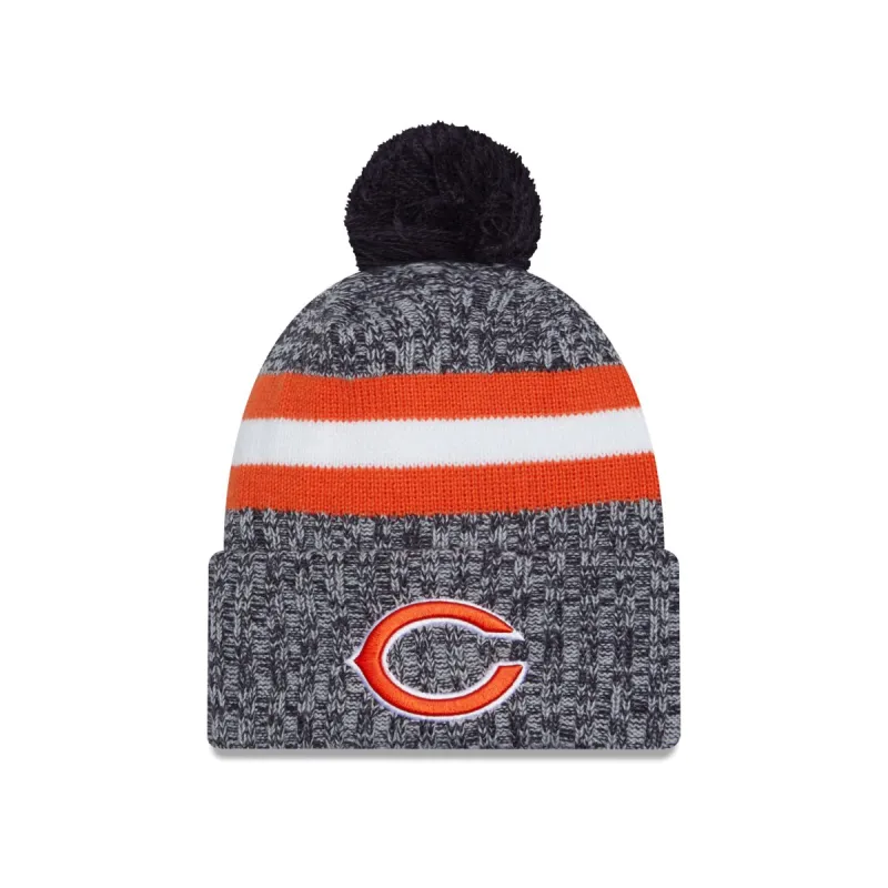 Chicago Bears 2023 Cold Weather Pom Knit Hat sold by New Era