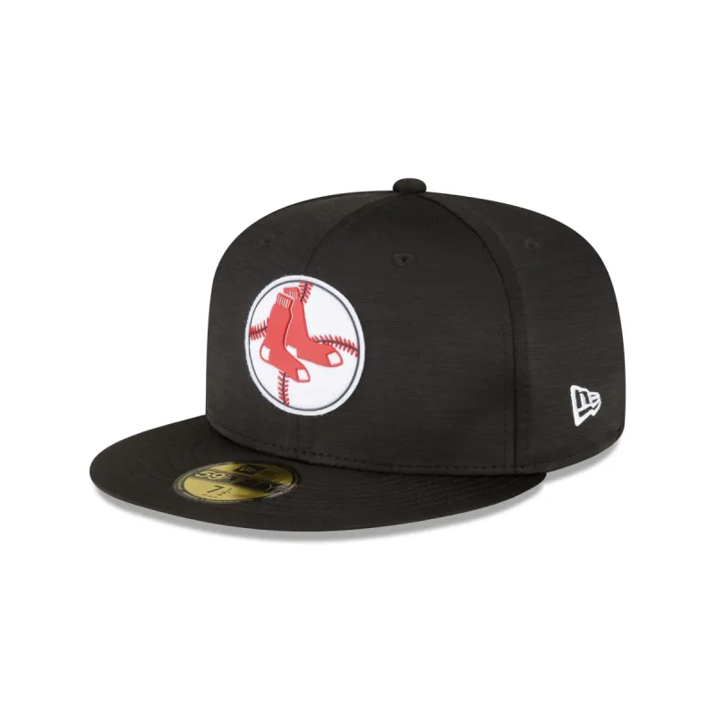 Boston Red Sox 2023 Clubhouse Black 59FIFTY Fitted Hat sold by New Era