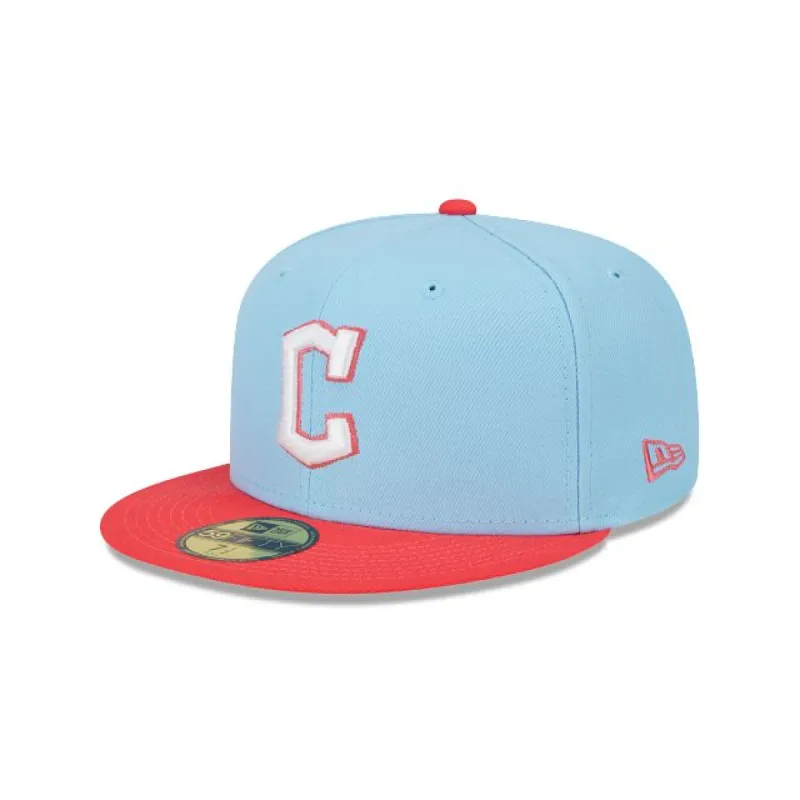 Cleveland Guardians Color Pack Blue 59FIFTY Fitted Hat sold by New Era