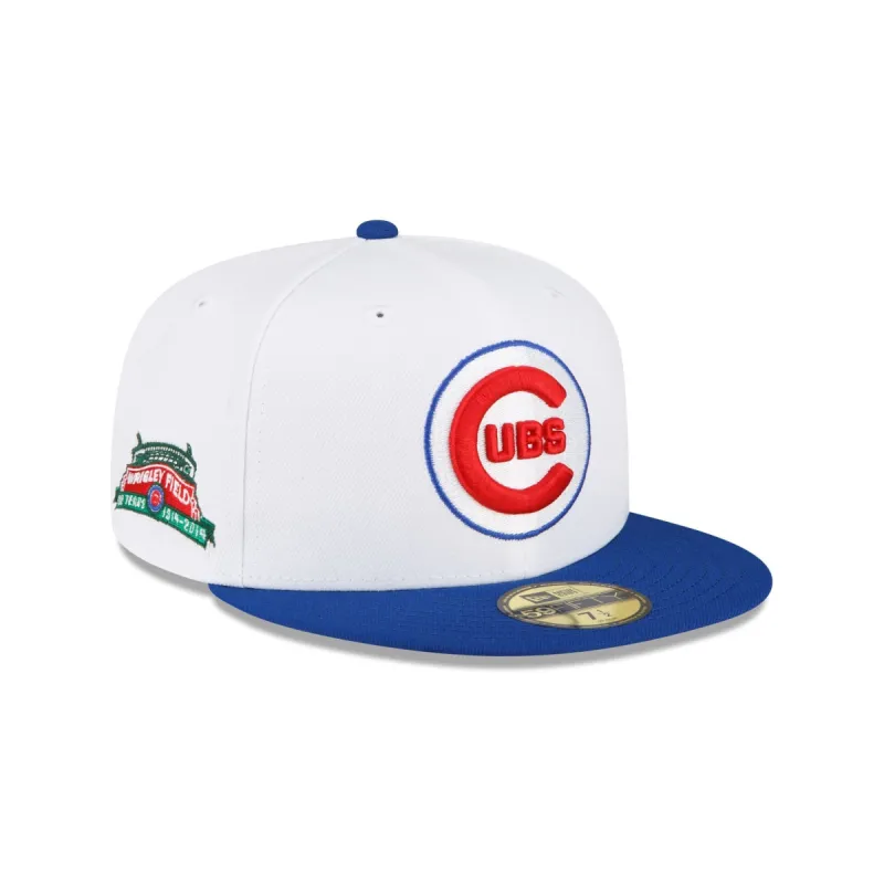 Chicago Cubs Home 59FIFTY Fitted Hat sold by New Era