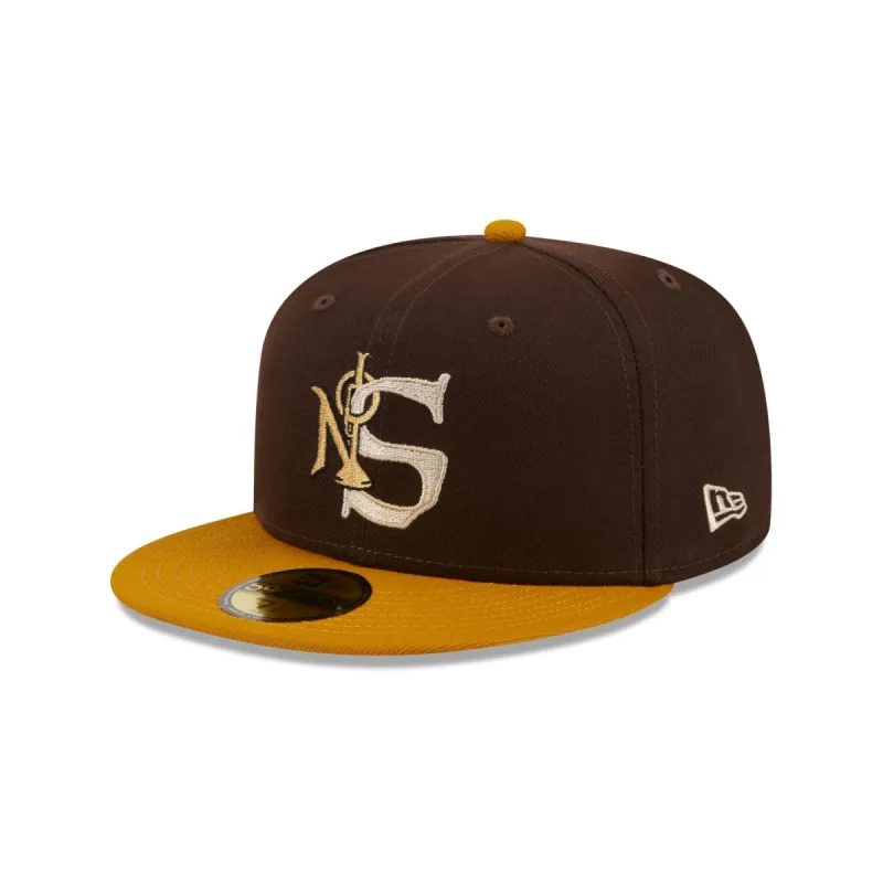 New Orleans Saints Burnt Wood 59FIFTY Fitted Hat sold by New Era