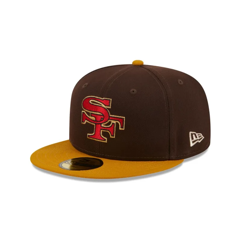 San Francisco 49ers Burnt Wood 59FIFTY Fitted Hat sold by New Era