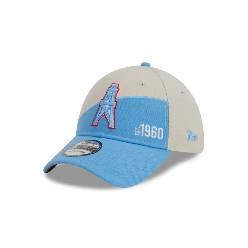 Oilers 2023 Sideline Historic 39THIRTY Stretch Fit Hat sold by New Era