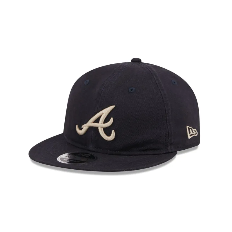 Atlanta Braves Shadow Pack Retro Crown 9FIFTY Snapback Hat sold by New Era
