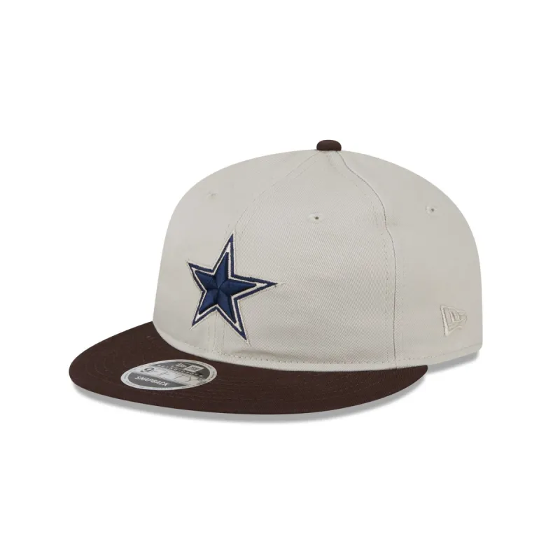 Dallas Cowboys Two Tone Taupe Retro Crown 9FIFTY Snapback Hat sold by New Era