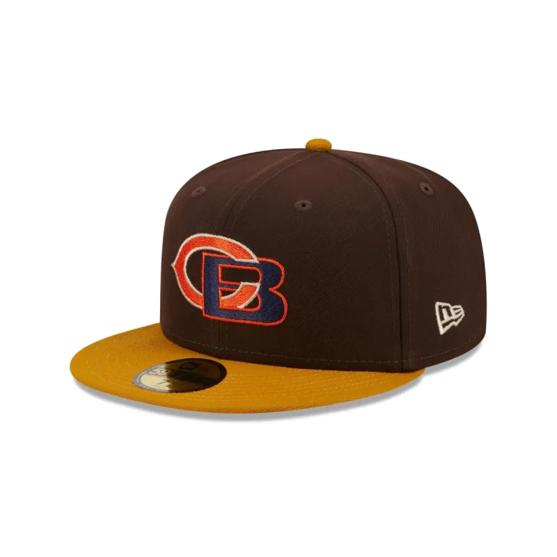 Chicago Bears Burnt Wood 59FIFTY Fitted Hat sold by New Era