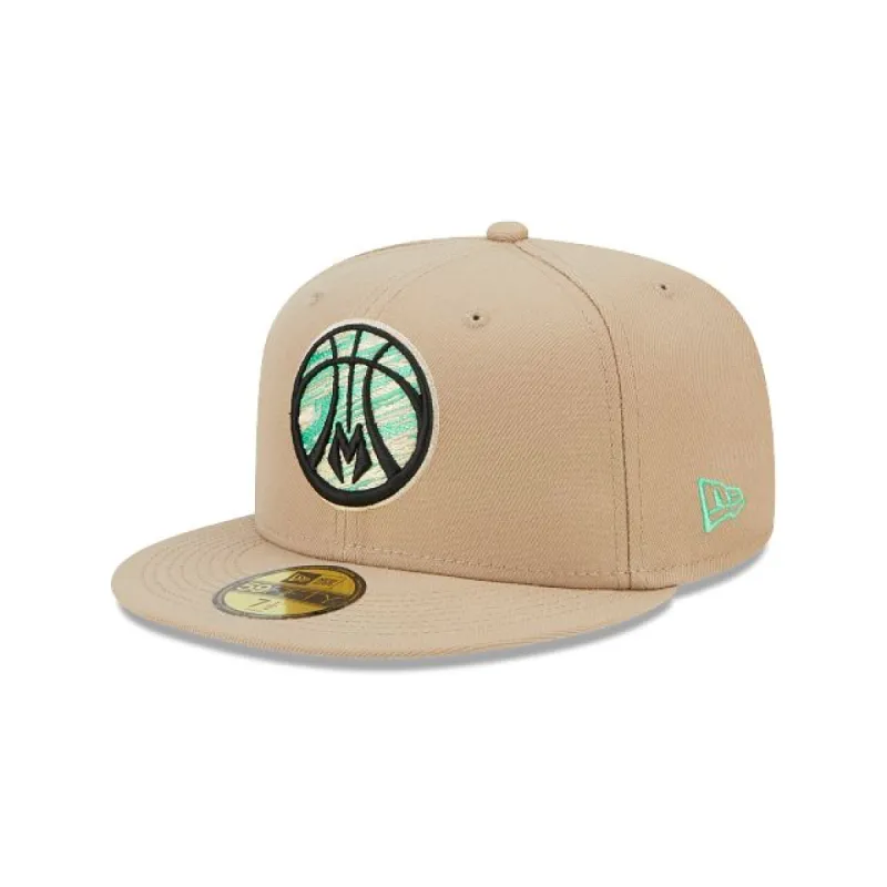 Milwaukee Bucks Team Neon 59FIFTY Fitted Hat sold by New Era