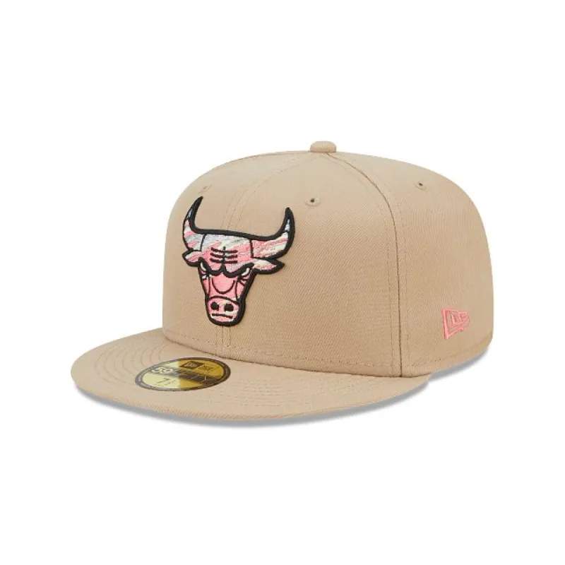 Chicago Bulls Team Neon 59FIFTY Fitted Hat sold by New Era