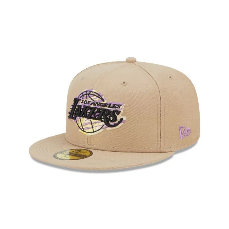 Los Angeles Lakers Team Neon 59FIFTY Fitted Hat sold by New Era
