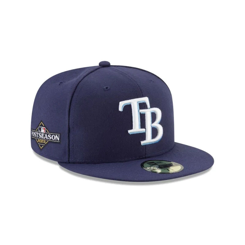 Tampa Bay Rays 2023 Post Season Side Patch 59FIFTY Fitted Hat made by New Era