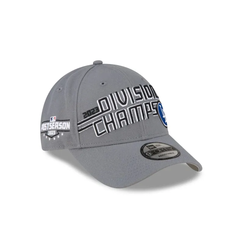 Los Angeles Dodgers 2023 Division Champions Locker Room 9FORTY Snapback Hat sold by New Era