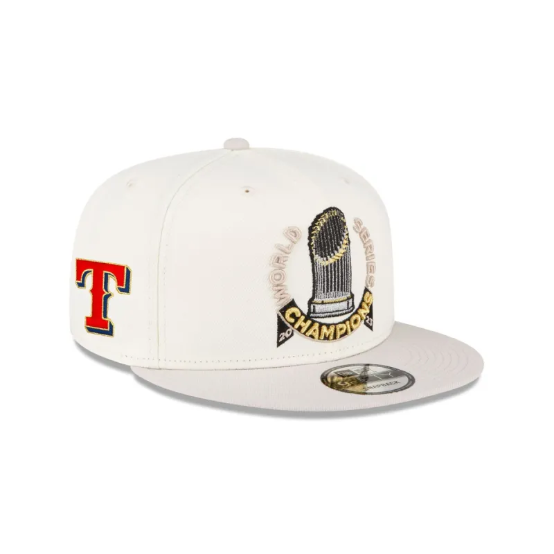 Texas Rangers 2023 World Series Champions 9FIFTY Snapback Hat sold by New Era