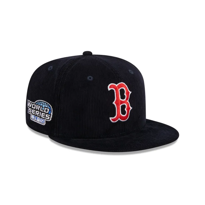 Boston Red Sox Throwback Corduroy 59FIFTY Fitted Hat sold by New Era