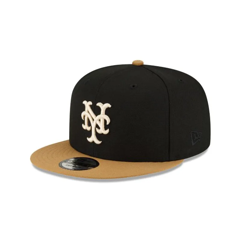 New York Mets Jet Black 9FIFTY Snapback Hat sold by New Era