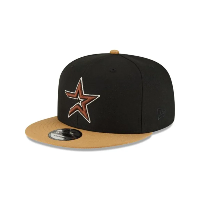 Houston Astros Jet Black 9FIFTY Snapback Hat sold by New Era