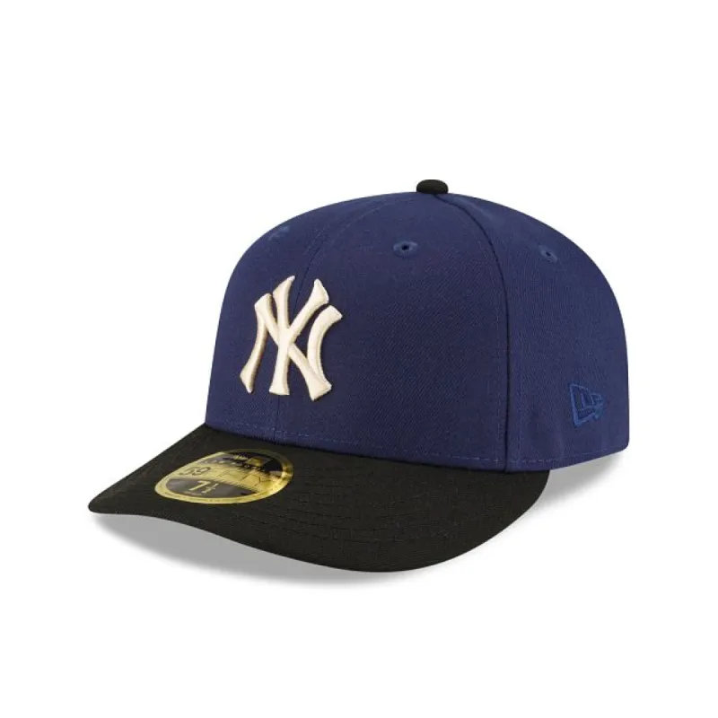 New York Yankees Navy Low Profile 59FIFTY Fitted Hat sold by New Era