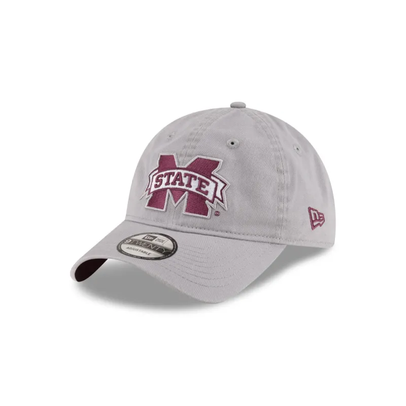 Mississippi State Bulldogs Gray 9TWENTY Adjustable Hat sold by New Era
