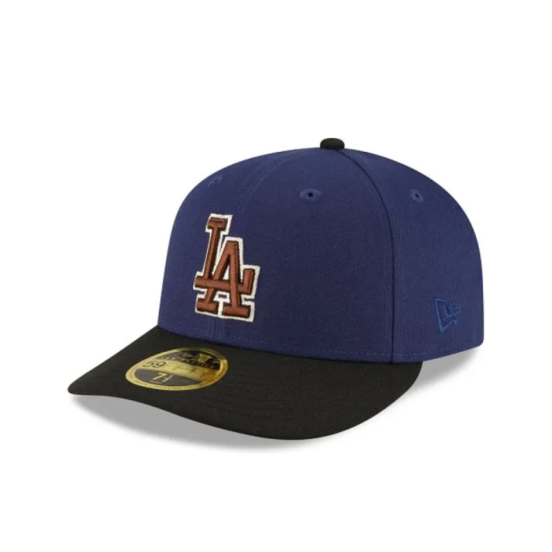 Los Angeles Dodgers Navy Low Profile 59FIFTY Fitted Hat sold by New Era