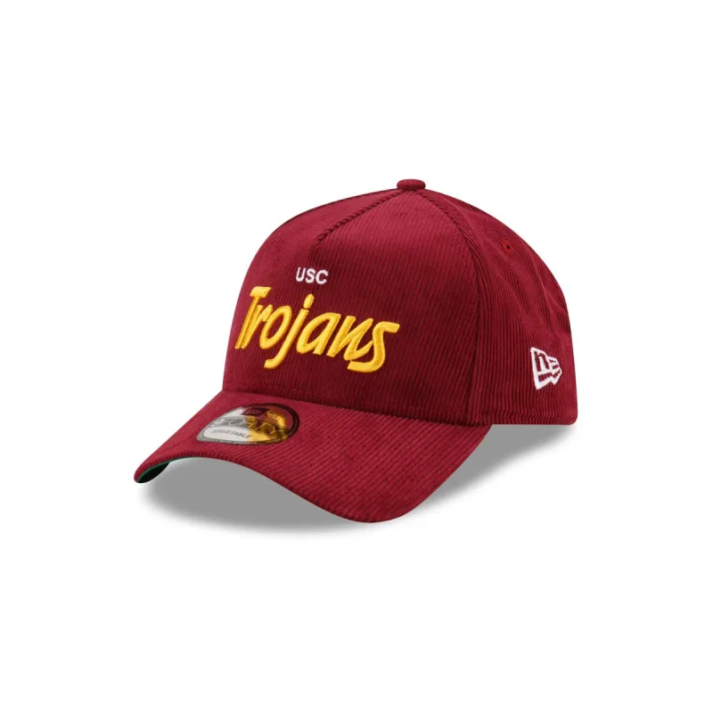 USC Trojans Collegiate Corduroy 9FORTY A-Frame Snapback Hat sold by New Era