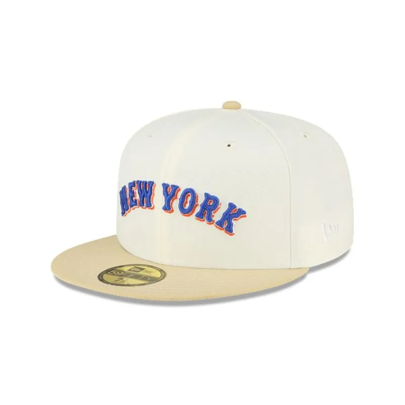 Just Caps Chrome New York Mets 59FIFTY Fitted Hat sold by New Era