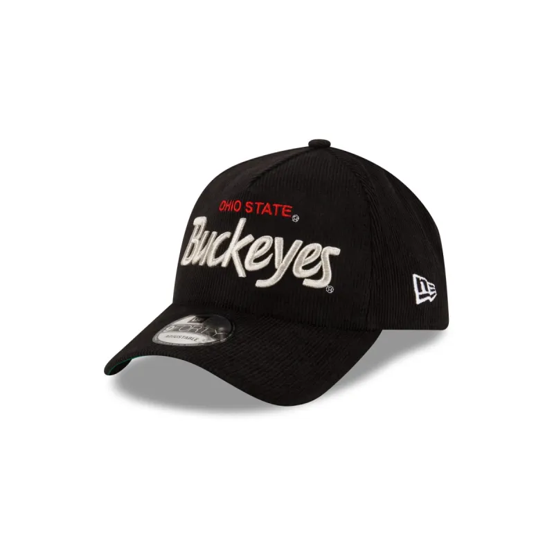 Ohio State Buckeyes Collegiate Corduroy 9FORTY A-Frame Snapback Hat made by New Era