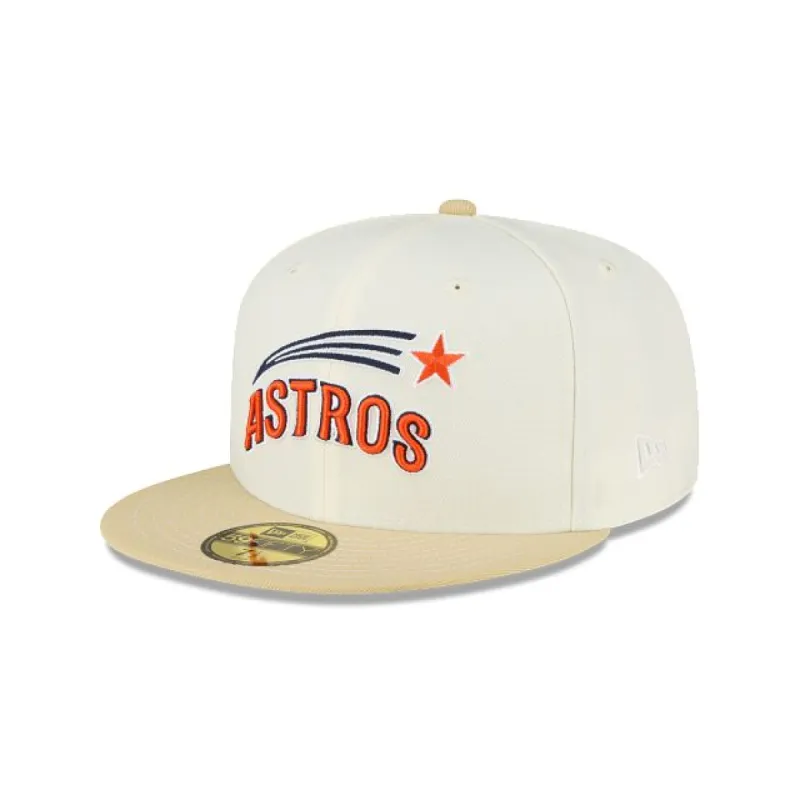 Just Caps Chrome Houston Astros 59FIFTY Fitted Hat sold by New Era