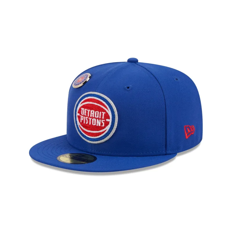 Detroit Pistons Sport Night 59FIFTY Fitted Hat sold by New Era