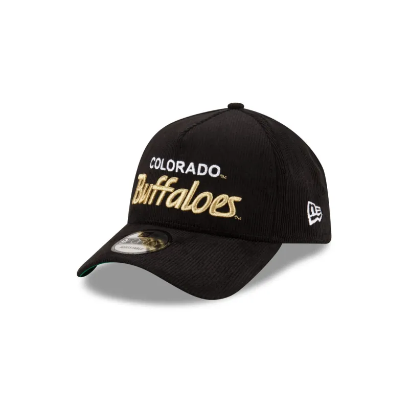 Colorado Buffaloes Collegiate Corduroy 9FORTY A-Frame Snapback Hat sold by New Era