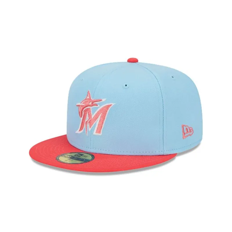 Miami Marlins Color Pack Blue 59FIFTY Fitted Hat sold by New Era