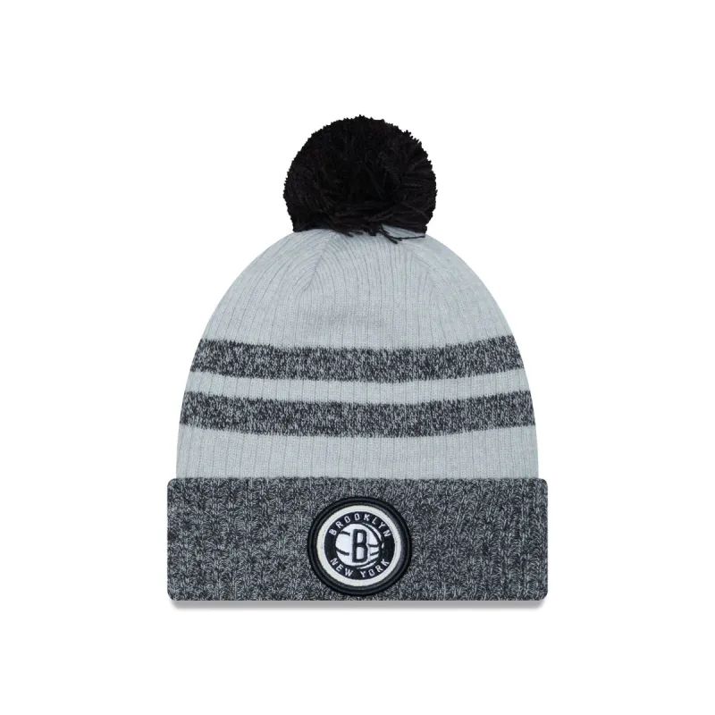 Brooklyn Nets Sport Night Pom Knit Hat sold by New Era