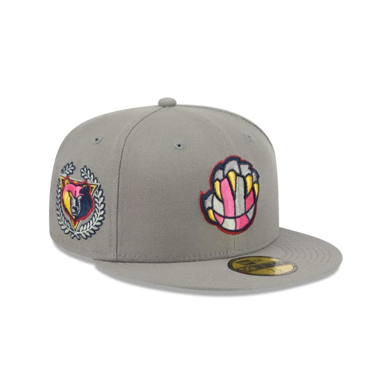 Memphis Grizzlies Color Pack Gray 59FIFTY Fitted Hat sold by New Era