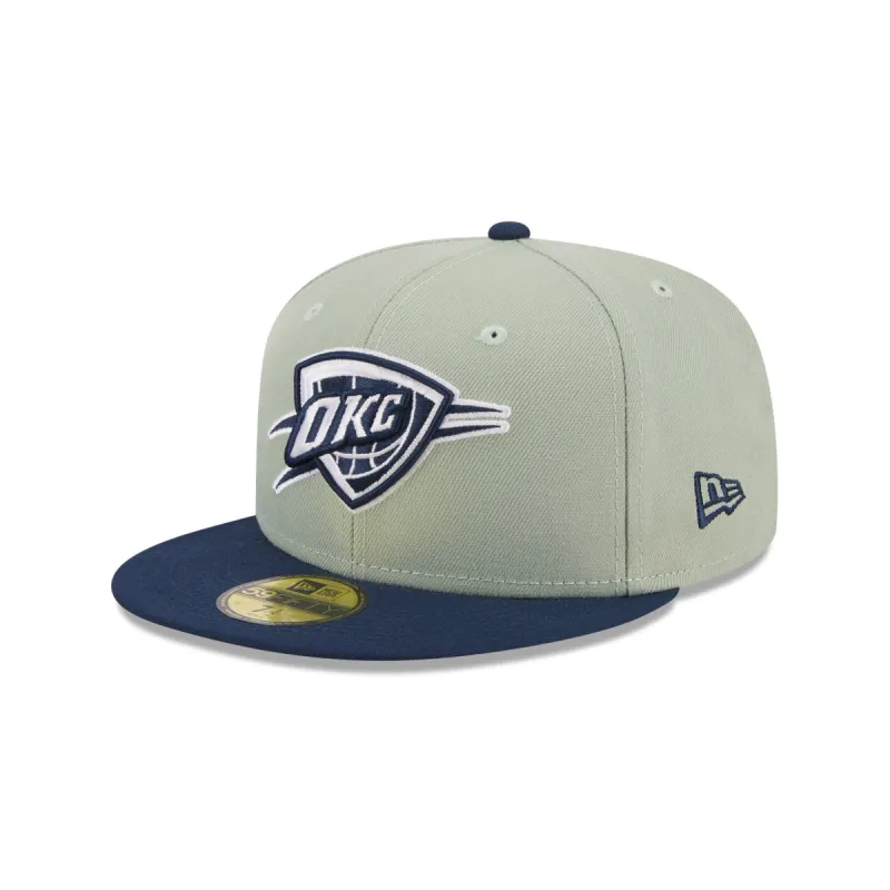 Oklahoma City Thunder Color Pack Green 59FIFTY Fitted Hat sold by New Era