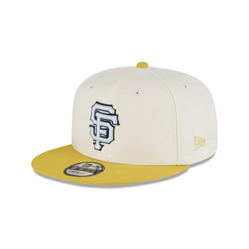 San Francisco Giants Chartreuse Chrome 9FIFTY Snapback Hat sold by New Era