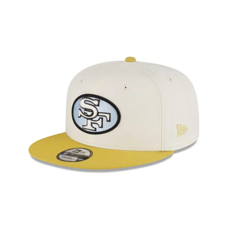 San Francisco 49ers Chartreuse Chrome 9FIFTY Snapback Hat sold by New Era