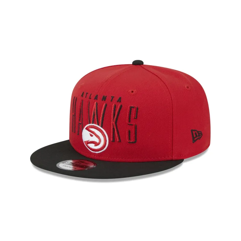Atlanta Hawks Sport Night 9FIFTY Snapback Hat sold by New Era