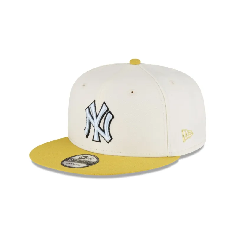 New York Yankees Chartreuse Chrome 9FIFTY Snapback Hat sold by New Era