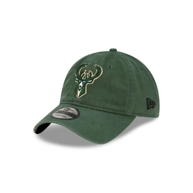 Milwaukee Bucks Core Classic 9TWENTY Adjustable Hat sold by New Era