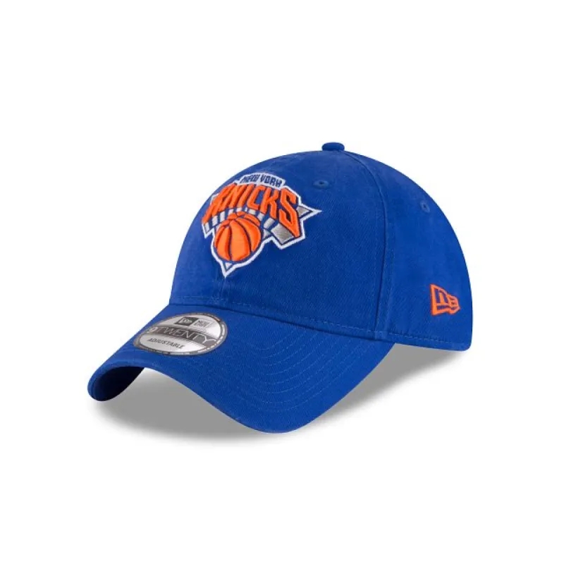 New York Knicks Core Classic Blue 9TWENTY Adjustable Hat sold by New Era