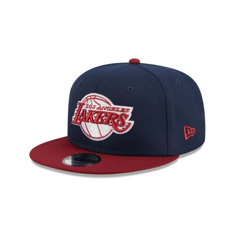 Los Angeles Lakers Color Pack Navy 9FIFTY Snapback Hat sold by New Era
