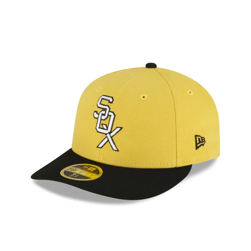Chicago White Sox Chartreuse Crown Low Profile 59FIFTY Fitted Hat sold by New Era